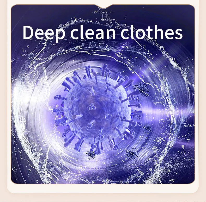 Tidesmit 9L foldable portable washing machine with LCD display and spin dryer for underwear and socks