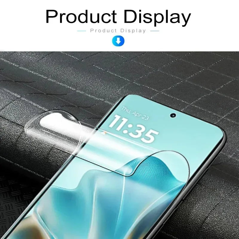 Oppo Screen Protector Hydrogel Film Full Coverage - 5 Pack Tidesmit