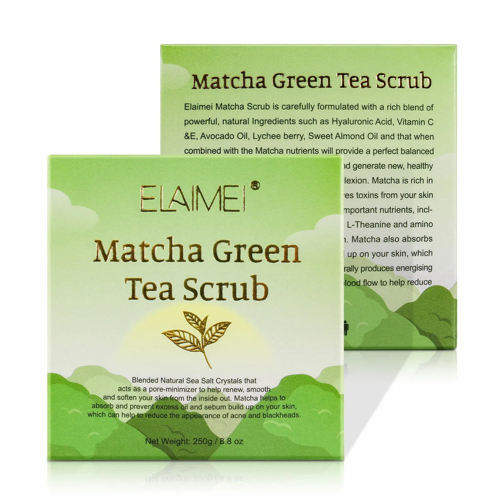 Matcha Body Scrub - Anti-Oxidant Skin Exfoliator by Tidesmit Scrubs Treatments Tidesmit