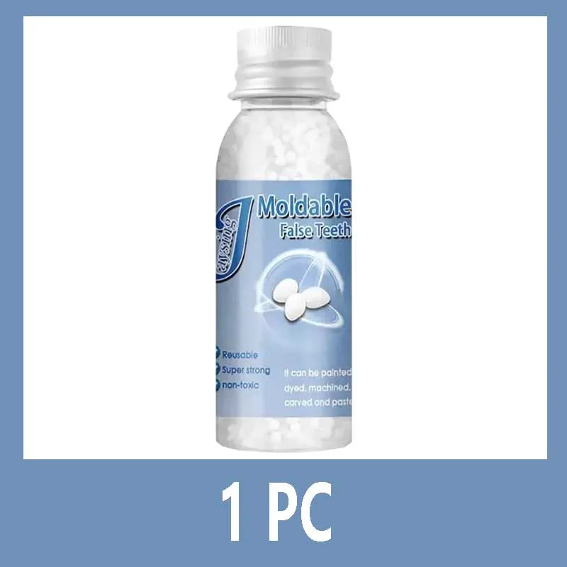 Tidesmit resin false teeth kit for temporary dental filling, gum modification, and restorative denture care