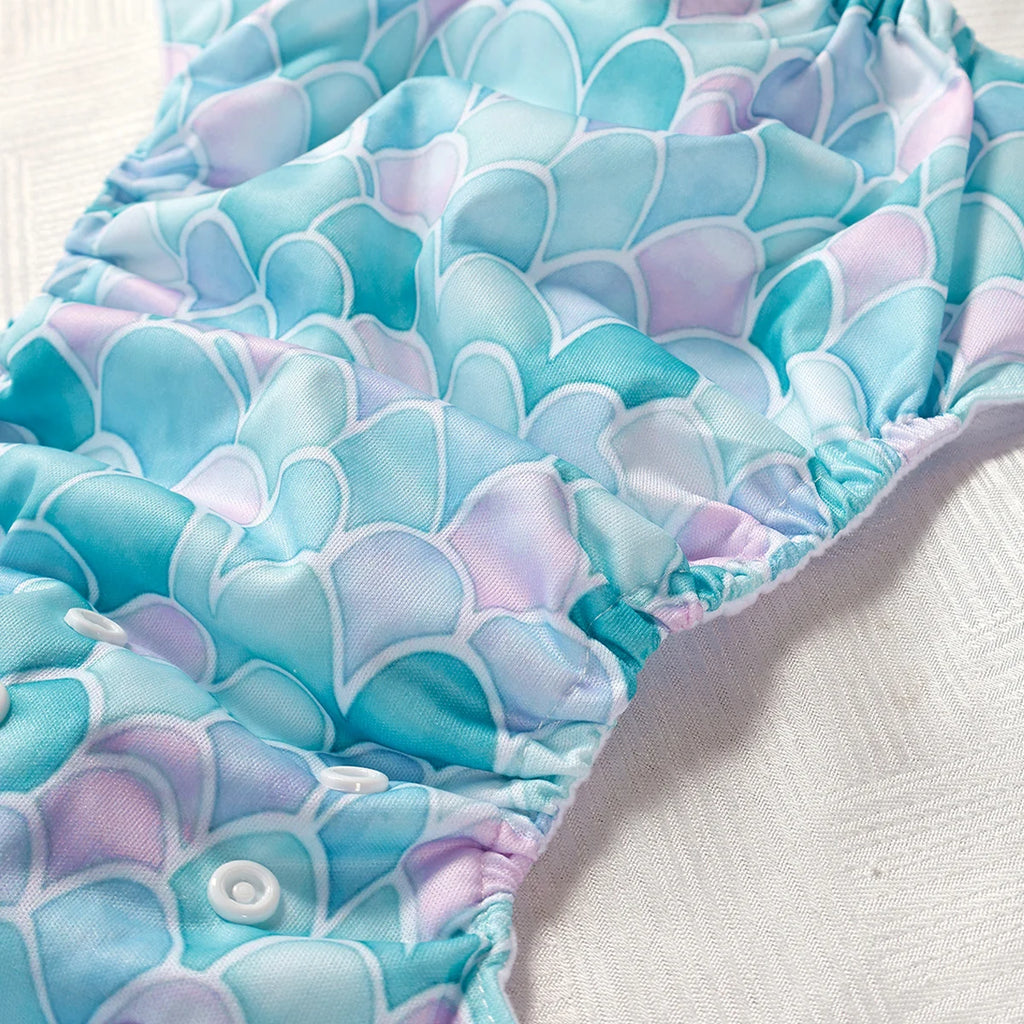 Elinfant Suede Cloth Inner Pocket Cloth Diapers For 3-15kg Boys Girls, Adjustable One Size Cloth Diapers Cloth Nappy