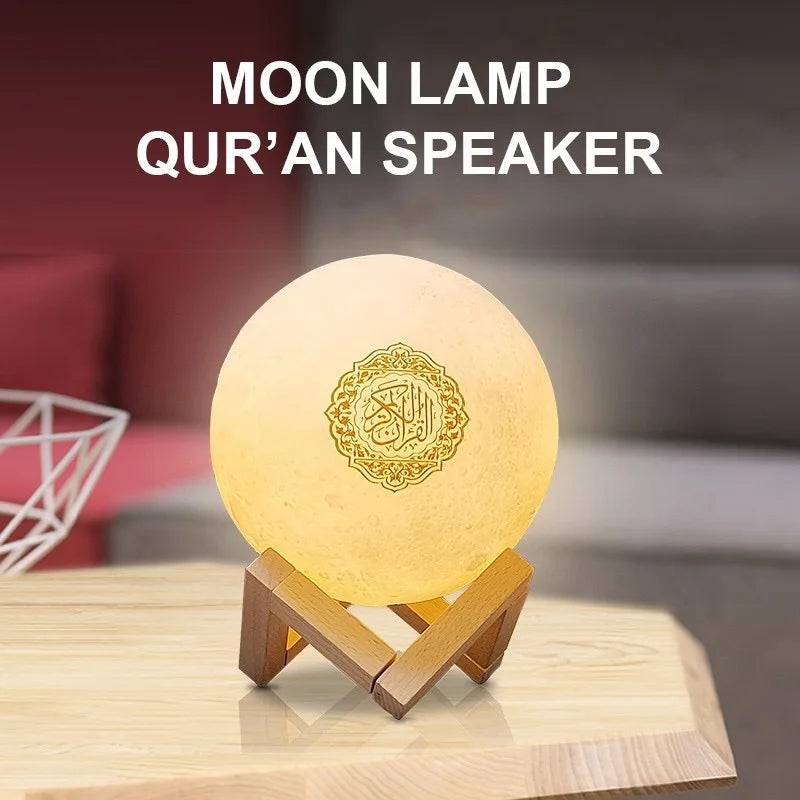 Islamic Arabic Night Light Muslim Bluetooth Speaker Quran Azan Clock Koran Portable Wireless Ramadan Bright Lamp Arab Islam Holy