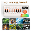 HIHI White Noise Sleep Sound Machine with 8 , Portable Bluetooth Speaker, 12 Colors Night Lights