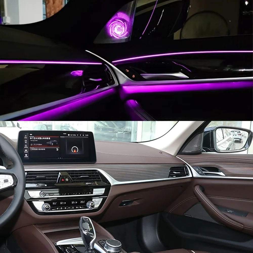 RGB color streamer For BMW 5 Series G30 G31 G30 2017-2023 OEM Design Ambient Light Interior Lighting Upgrade Precise Fit