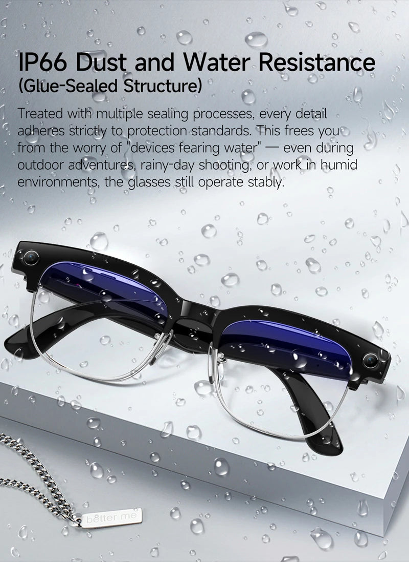 Smart Glasses with 4K HD Camera & Spatial Audio | Tidesmit Tidesmit