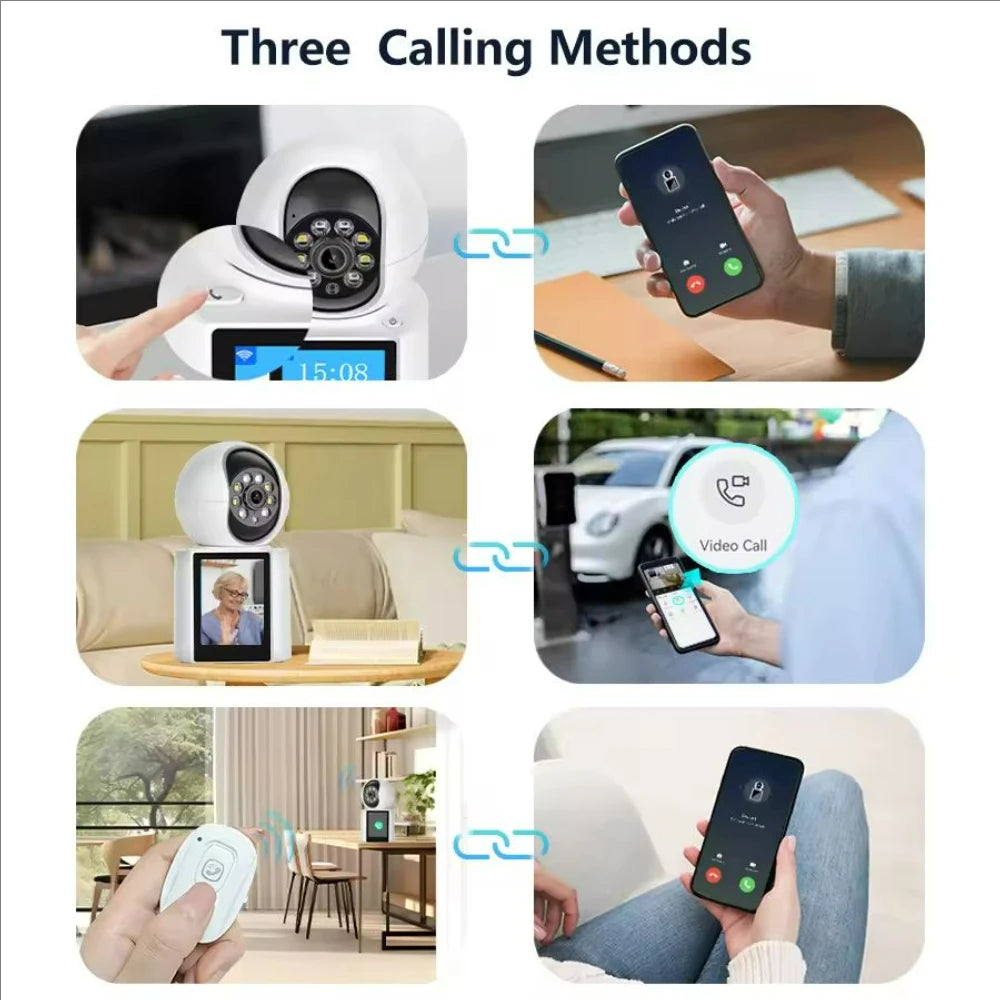 xiaohuang home video call, CCTV camera, home wireless WIFI mini security camera cd card infrared night vision, mobile tracking
