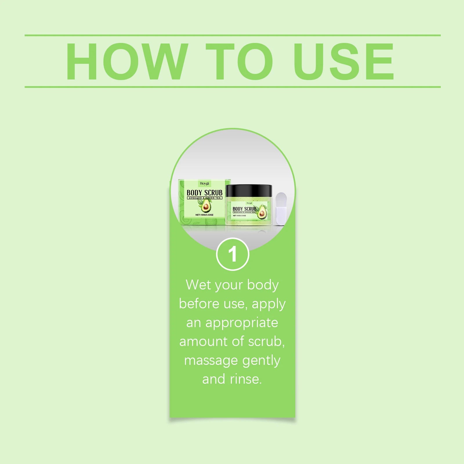 Matcha Body Scrub - Gentle Exfoliating Pore Cleanser (100g) Scrubs Treatments Tidesmit