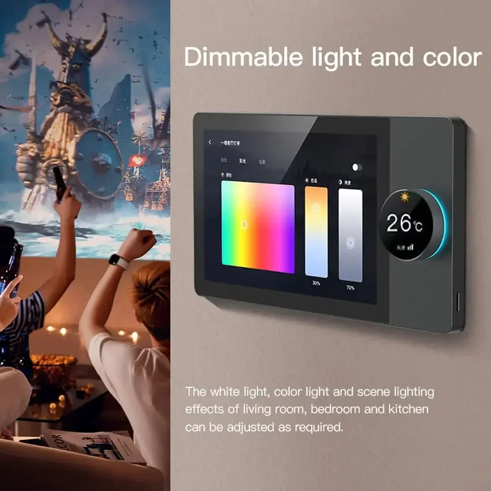 Smart Home Control Panel 8 Inch Touchscreen Zigbee Gateway Tidesmit