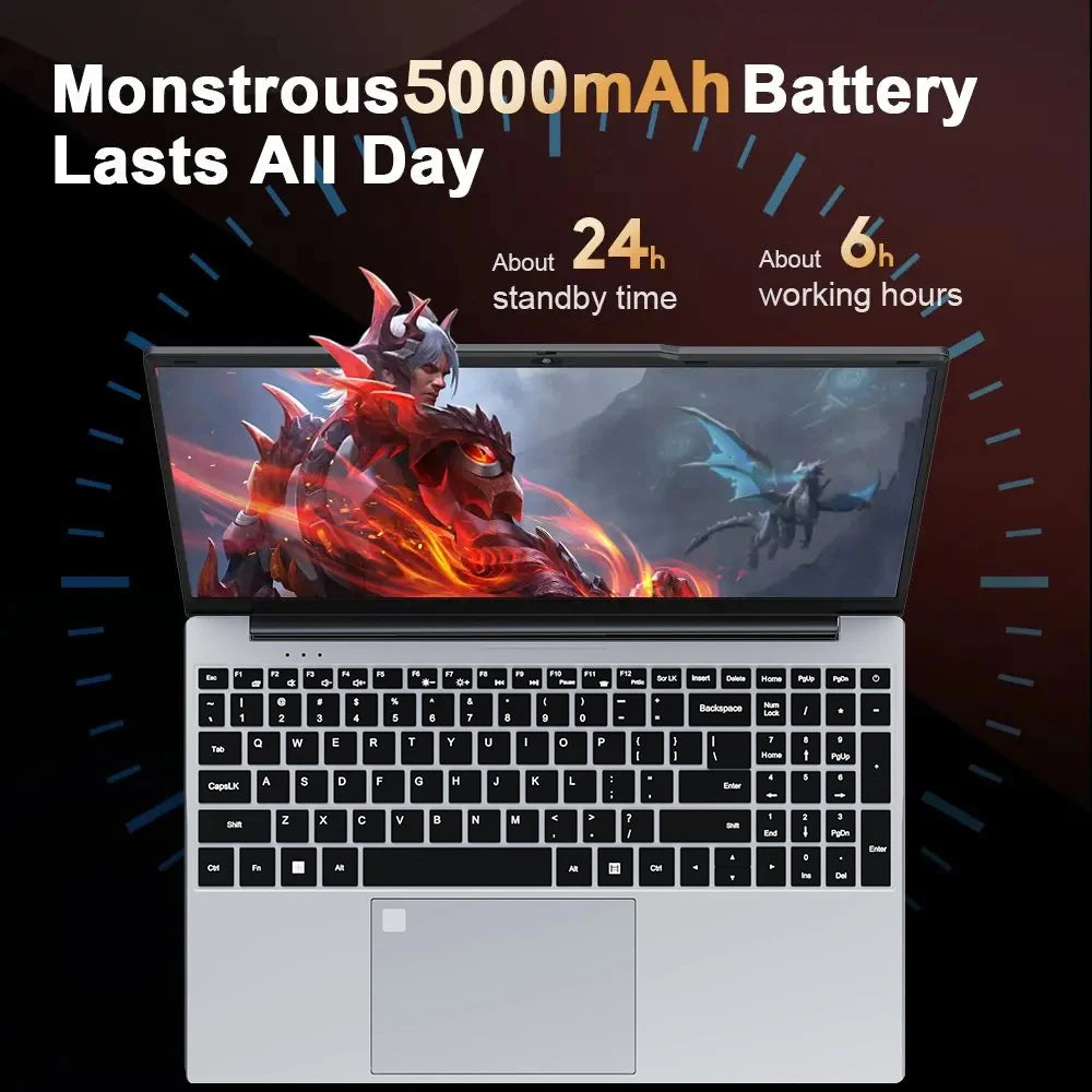 Xiaman 15.6" Intel Core I3 6100U Laptop Computer Windows 11 Pro 16Gb Ram 512Gb 1Tb Ssd Portable Notebook Pc Office Study Laptops