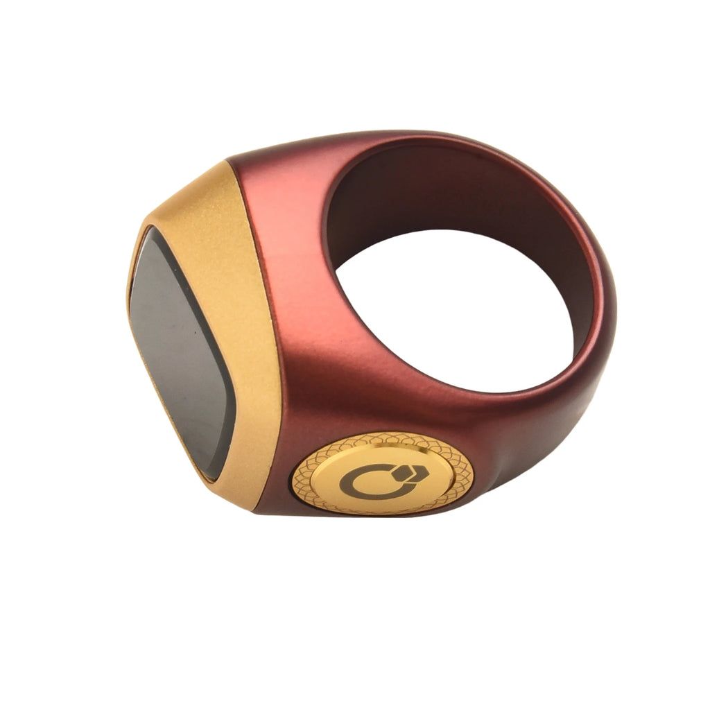 Smart Zikr Ring With Digital Counter, Vibration Alerts, and Health Tracking Tidesmit