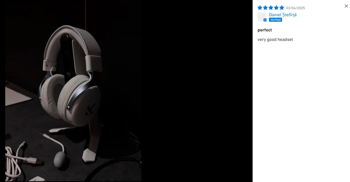 MCHOSE Wireless Gaming Headset Surround Sound Noise Canceling Tidesmit Tidesmit