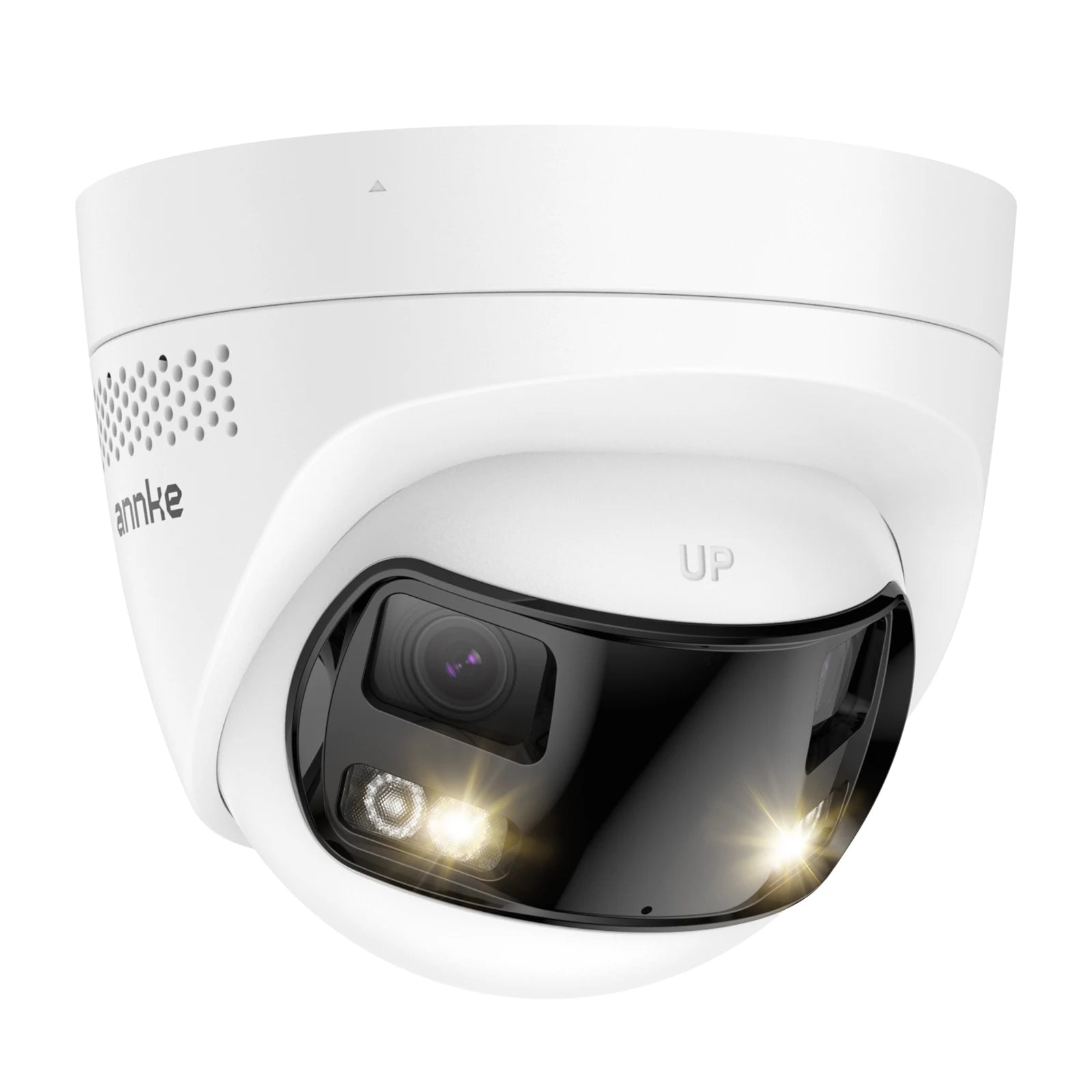 ANNKE FCD800 8MP Security Camera 180°Panoramic Dual Lens Outdoor POE Camera 4K AI Human Detect Two Way Audio IP67 8MP IP Camera