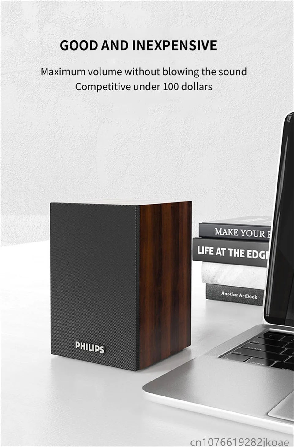 Philips SPA20 Portable Bluetooth Speaker with 360 Surround Sound Tidesmit