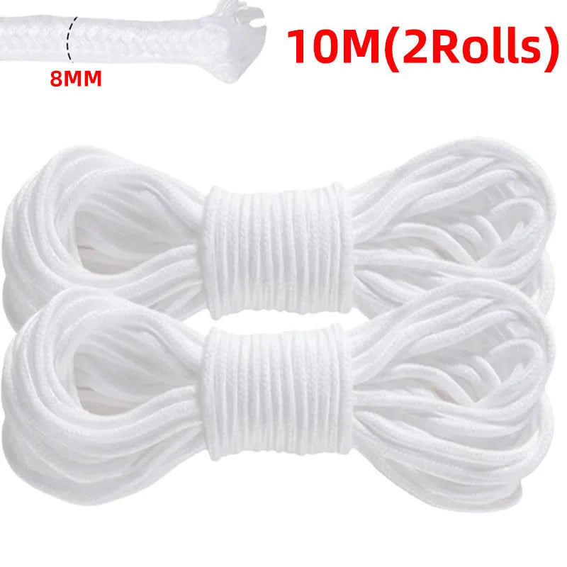 5-20M Self-Watering Wick Cord Vacation Planter Pot DIY Automatic Watering Device System Potted Auto Drip Waterer Cotton Rope
