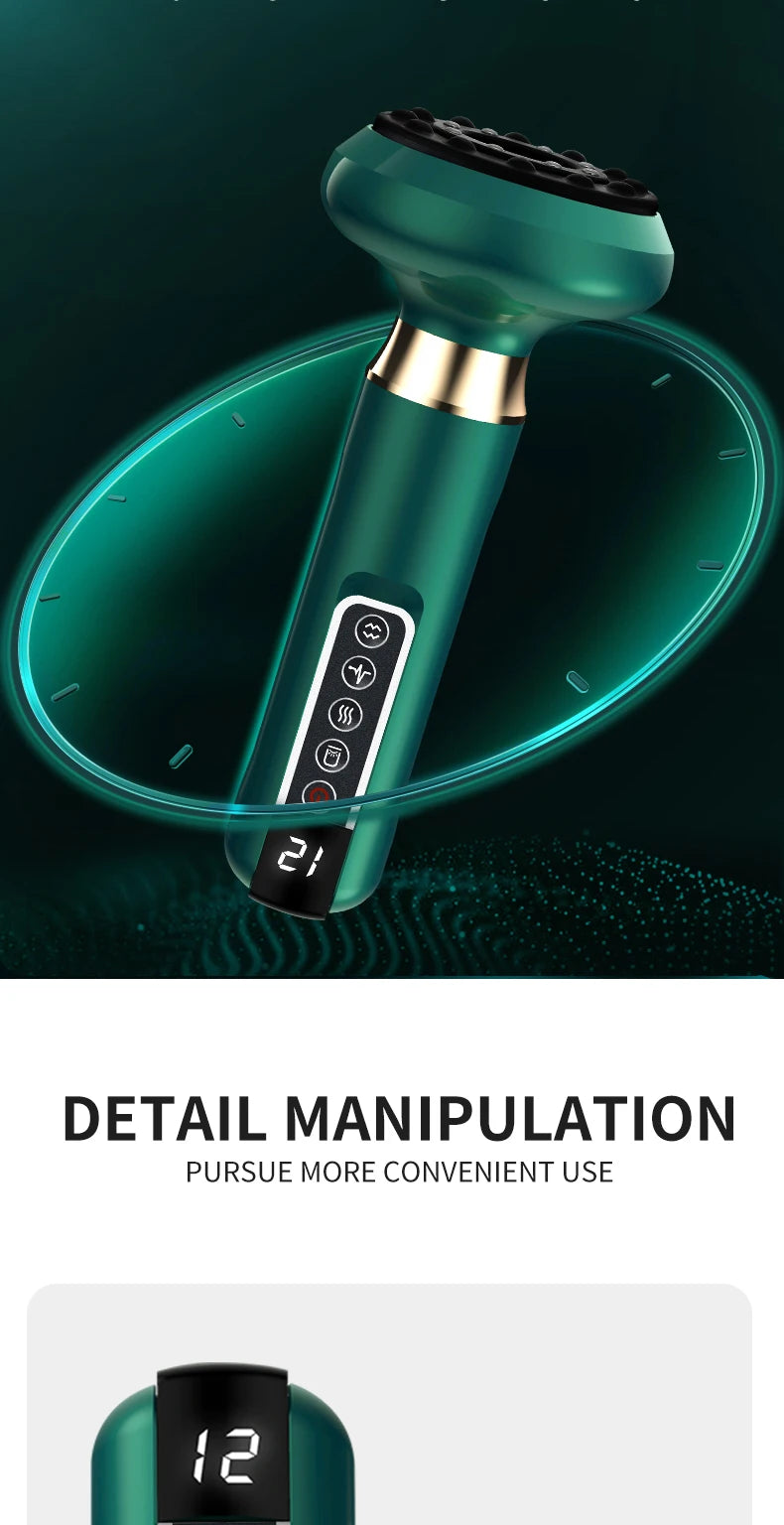 Electric Cupping Massager for Cellulite Removal and Body Sculpting Relaxation Treatment Tidesmit