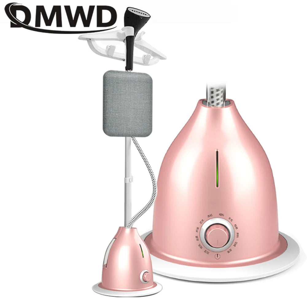 Tidesmit DMWD multifunction garment steamer showing side profile and safety anti-dry burning heating element