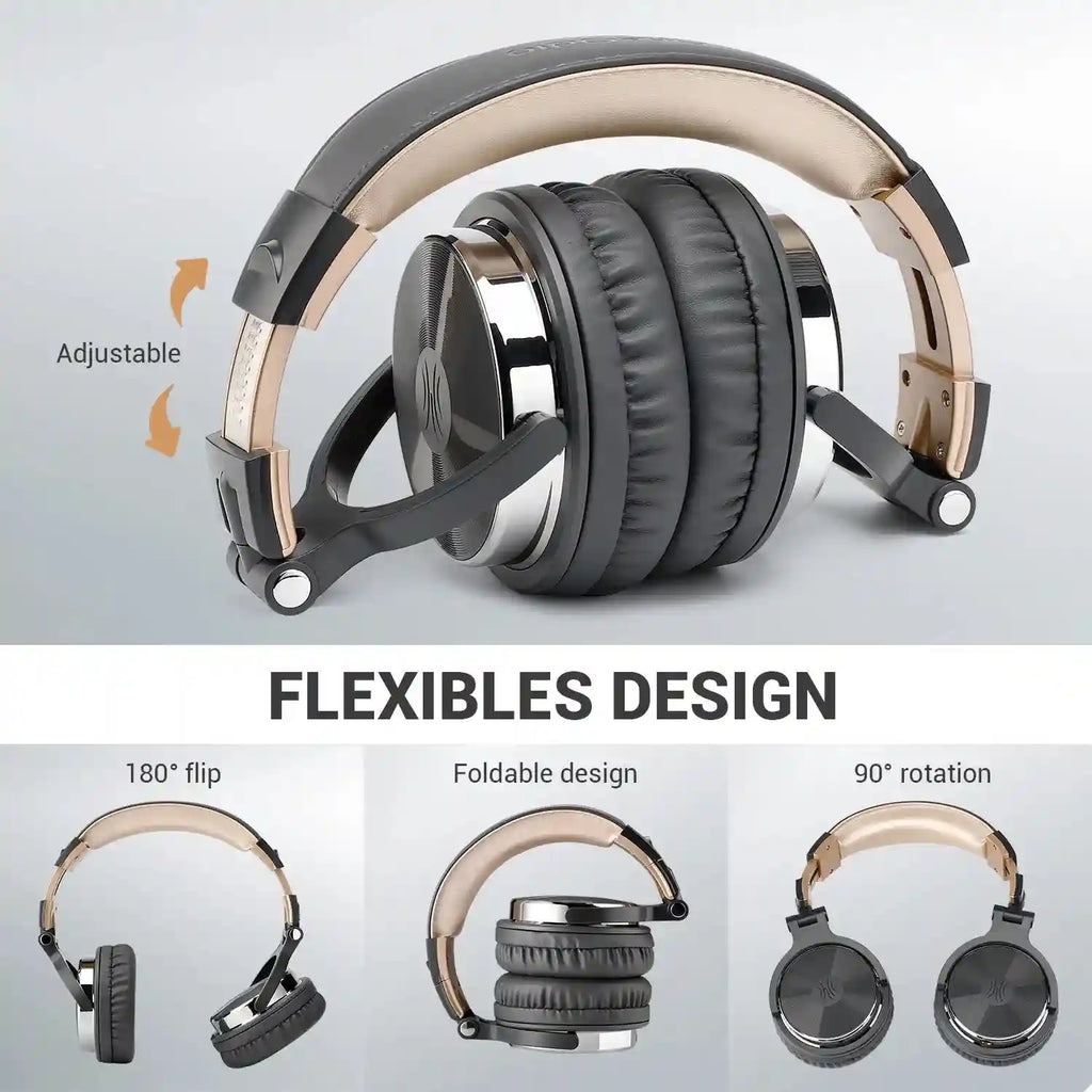 Wired Studio Headphones - Pro Over-Ear Monitoring Audio by OneOdio Tidesmit