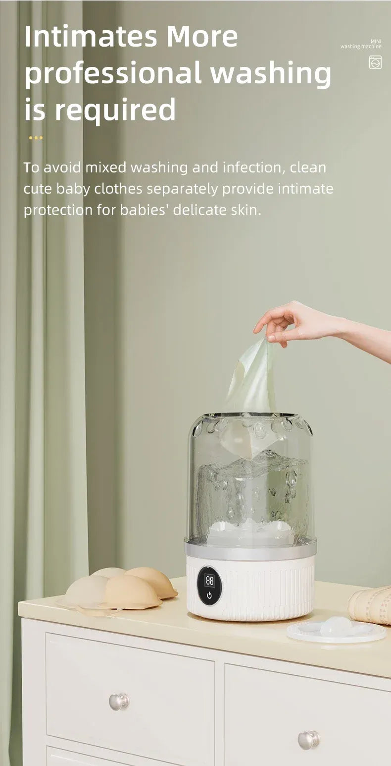 Smart Mini Washing Cup USB Portable Washer Machine