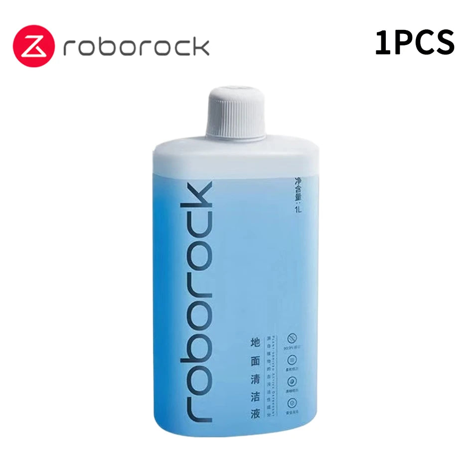 Tidesmit 1L floor cleaning solution bottle for Roborock S8 Pro Ultra, Qrevo, and S7 vacuum cleaner maintenance