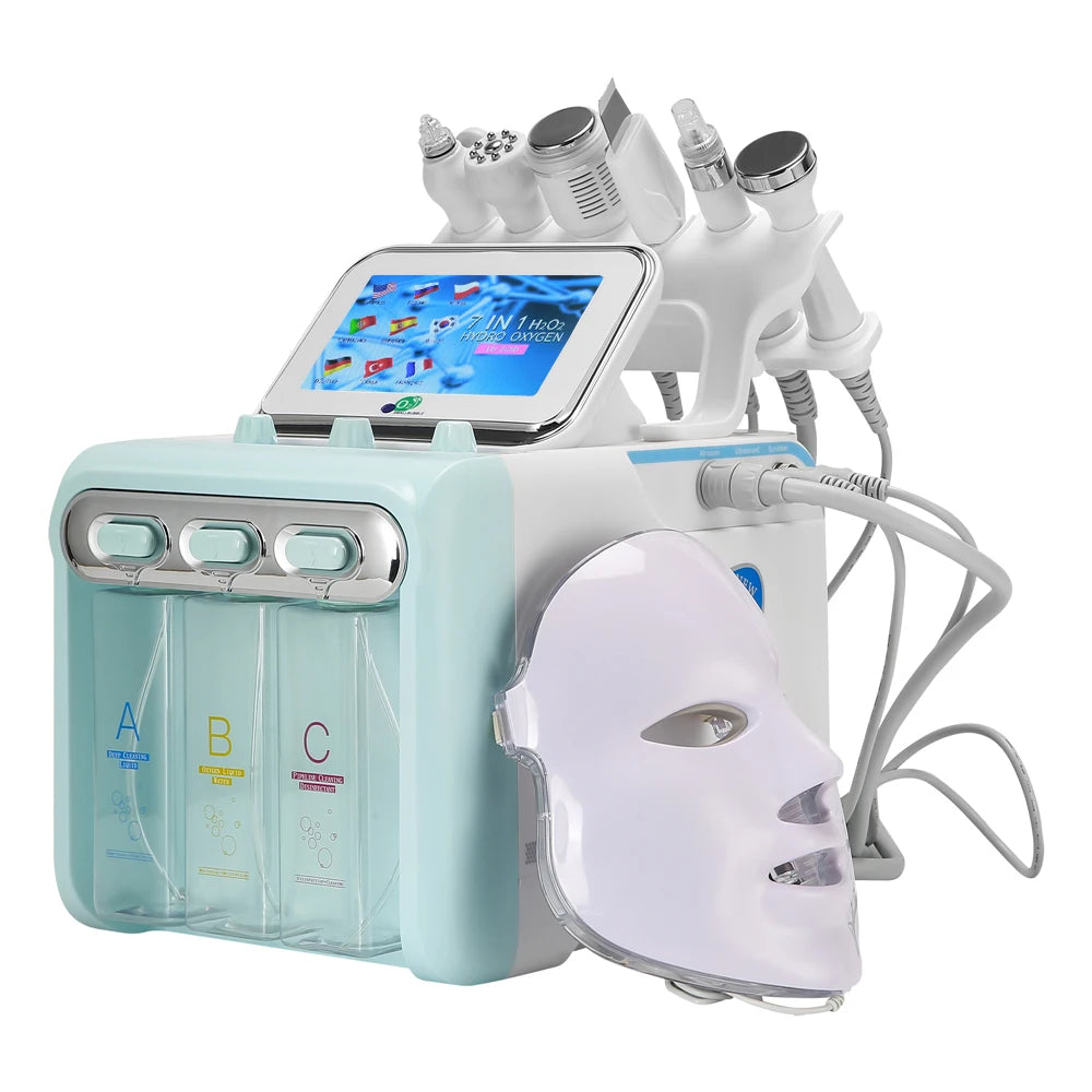 Hydra Facial Machine: 7-in-1 Professional Skin Cleansing Tool Body Shaping Massage Equipment Tidesmit