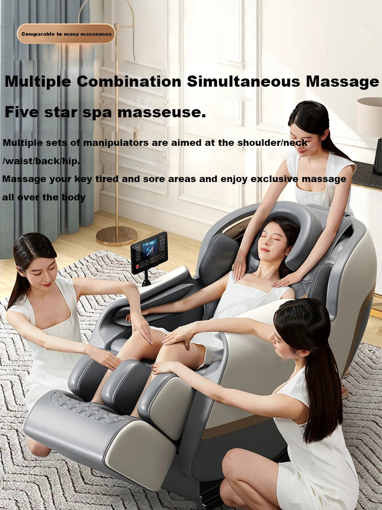 Massage Chair Recliner with Heat and Shiatsu Therapy, Gray | Tidesmit Massage Chairs Tidesmit