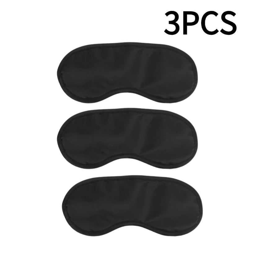 Imitated Silk Eye Patch Shading Sleep Eye Mask Eye Patch Lunch Break Sleep Eye Mask Travel Relax Eyeshade Cover 1/2/3/5/10pcs
