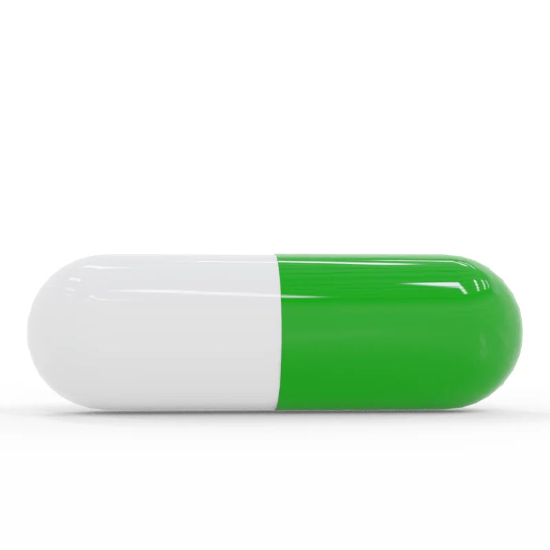 Empty Size 00 Gelatin Capsules 500 Count - Food Grade Tidesmit Permanent Makeup Machines Green White J Tidesmit