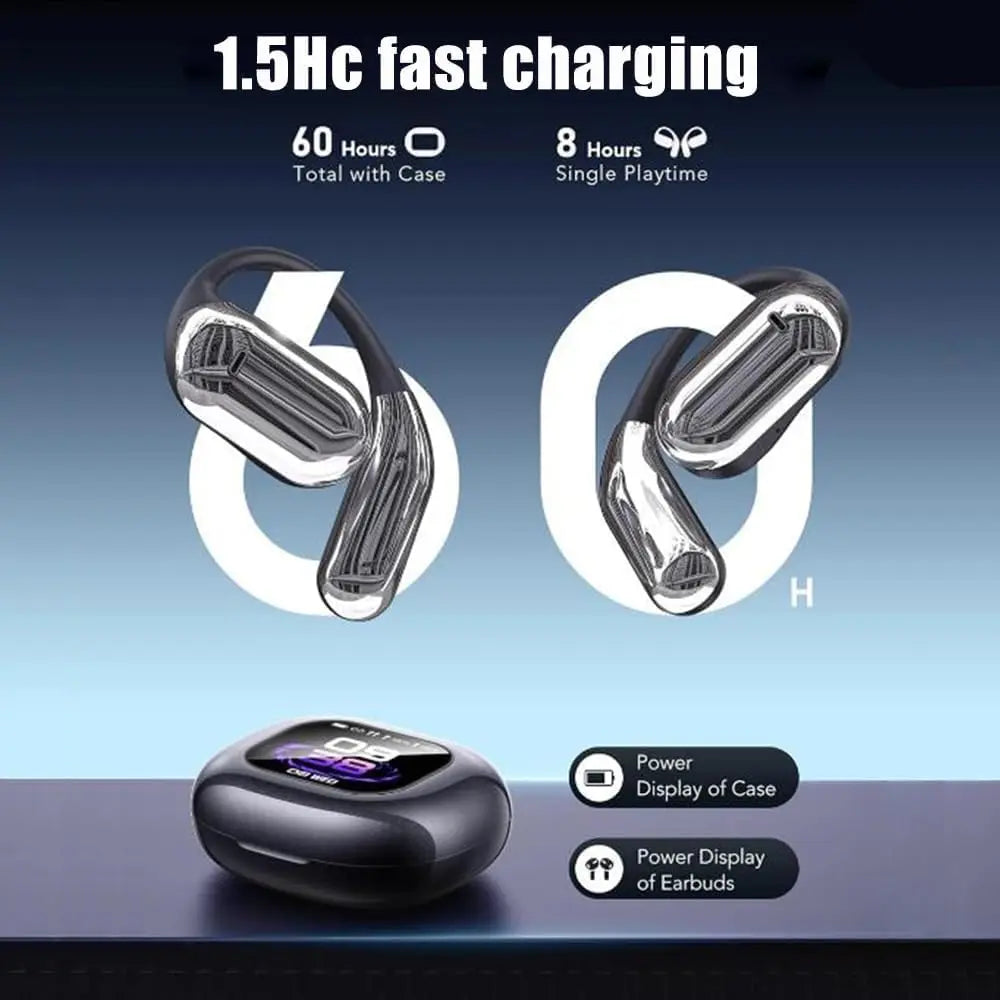 AI Translating Earbuds: 144-Language Real-Time Wireless Headphones - Black Tidesmit