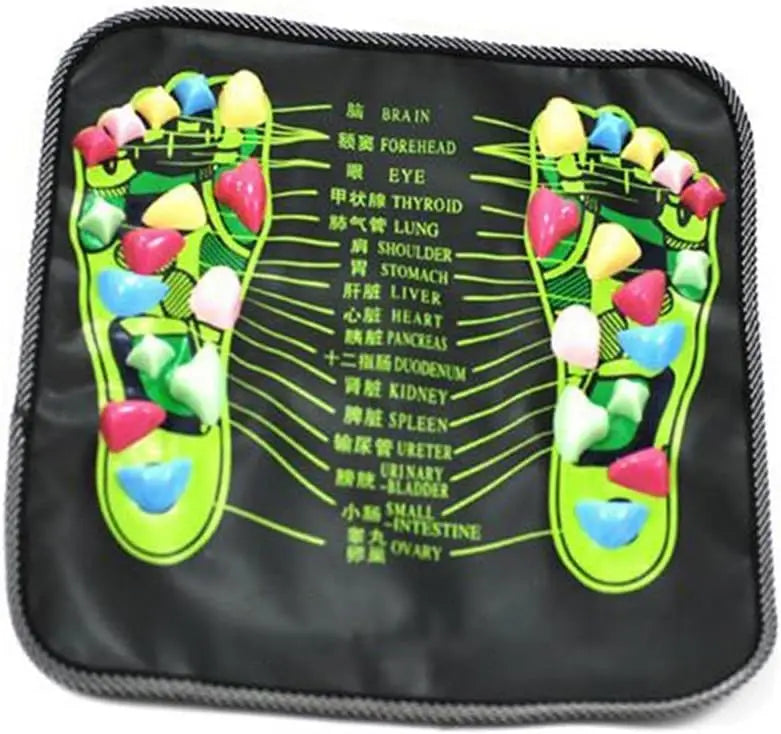 Foot Massage Mat - Acupressure Reflexology Pad for Home Wellness Relaxation Treatment 35x35cm Tidesmit