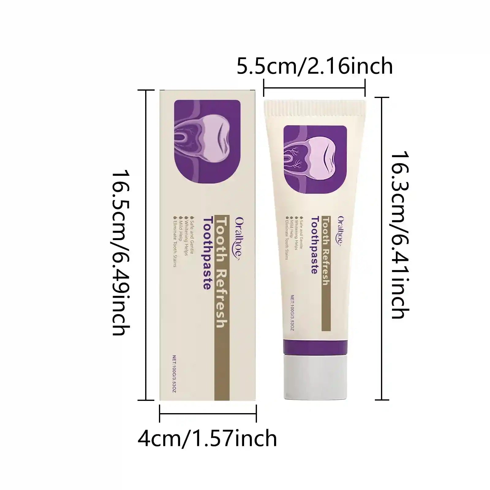 Tidesmit Hydroxyapatite teeth whitening toothpaste for deep stain removal and lasting fresh breath