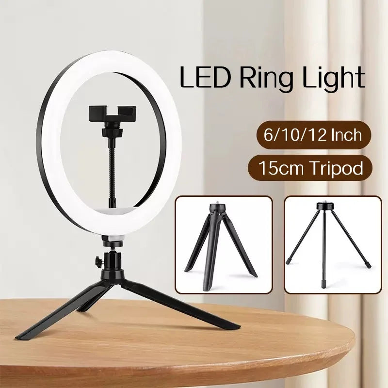 12 Inch LED Ring Light With Tripod Stand for Live Streaming | Tidesmit Tidesmit