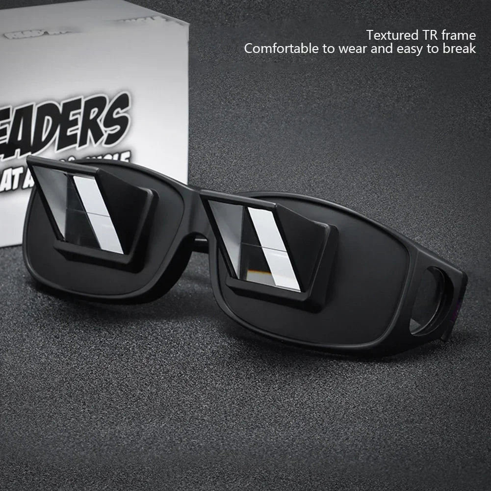 Prism Glasses for Reading in Bed - Ergonomic Horizontal View Tidesmit