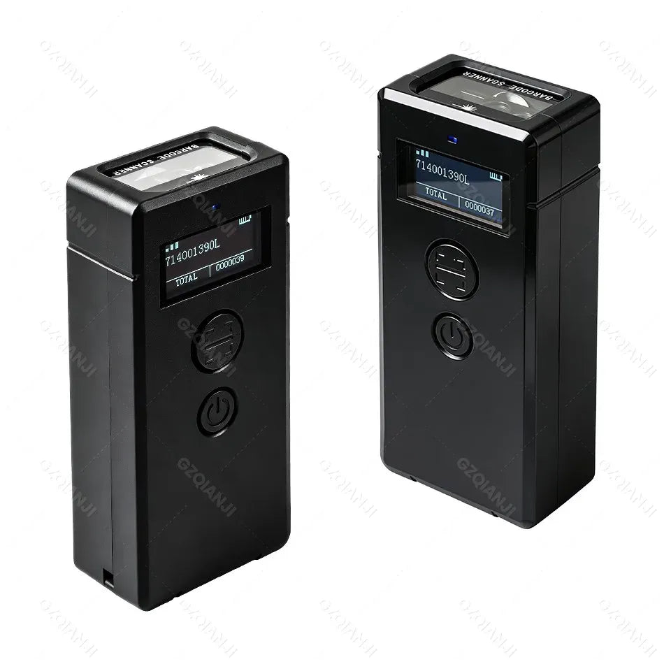 LCD Screen Bluetooth 2D Barcode Scanner with Display Support Mobile Phone iPad Wireless Barcode Reader 1D 2D QR Bar Code Machine