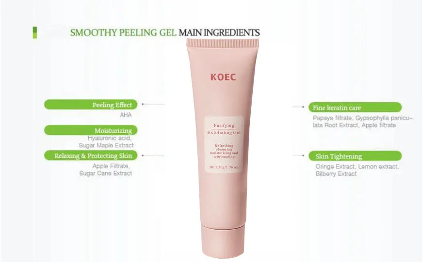 Fruit Acid Peeling Gel for Deep Pore Cleansing - Tidesmit 100ml Scrubs Treatments Tidesmit