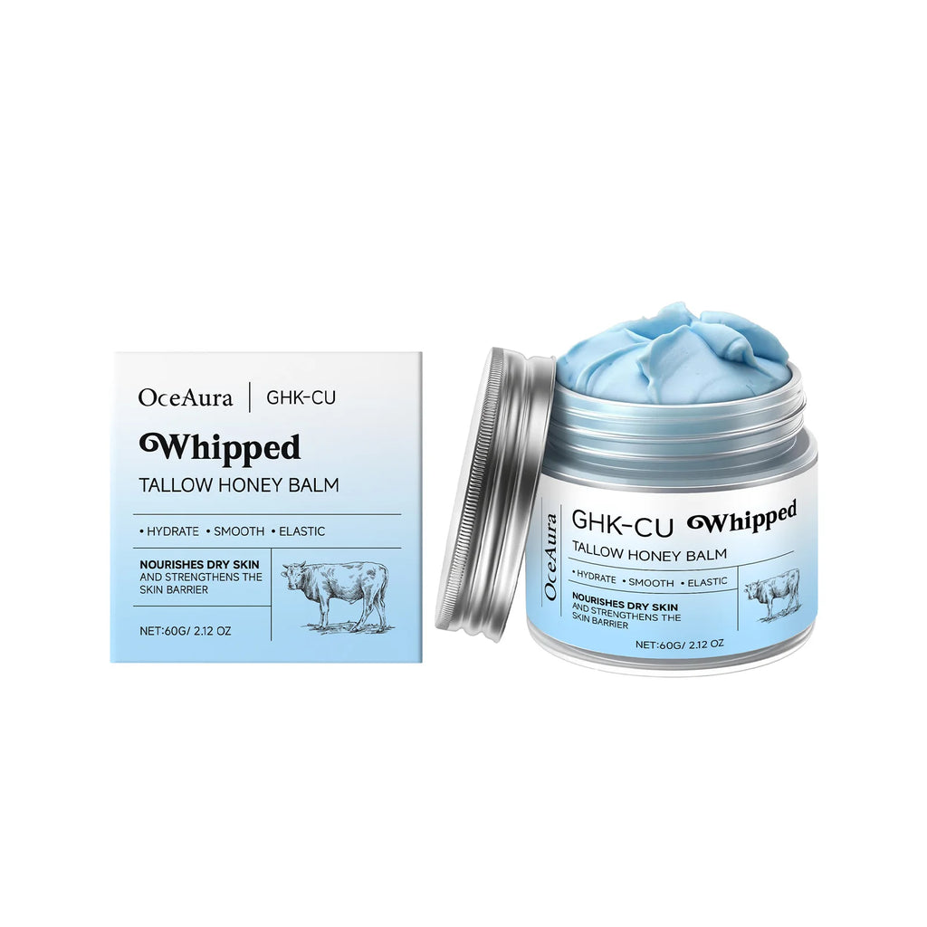 Whipped Beef Tallow And Honey Balm Moisturizing Beef Tallow Face Cream Body Lotion Grass Fed Grass Finished Face Cream Skin Care