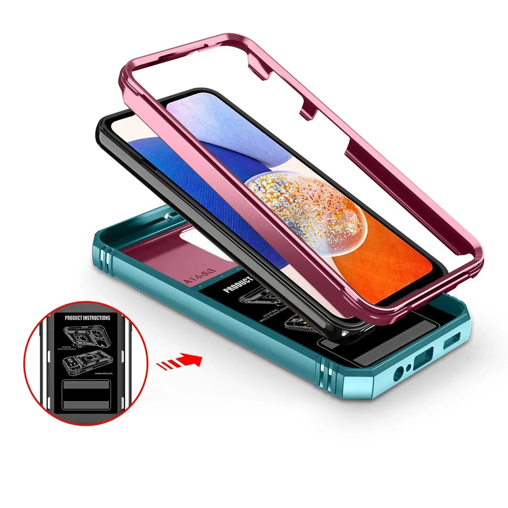 Samsung Galaxy S24 Hard Armor Case - Military-Grade Shockproof Cover Tidesmit