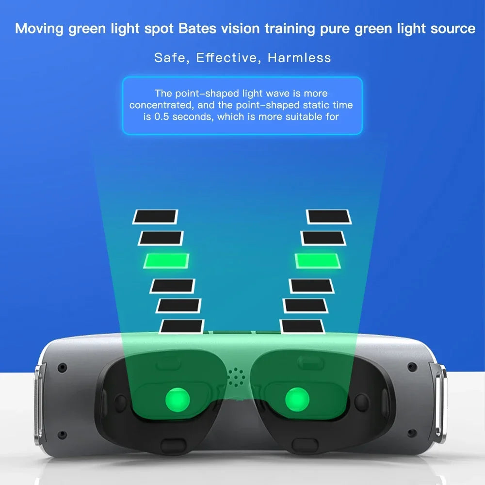 Eye Massage Mask for Vision Recovery | Portable EMS Wellness Device White Relaxation Treatment Tidesmit
