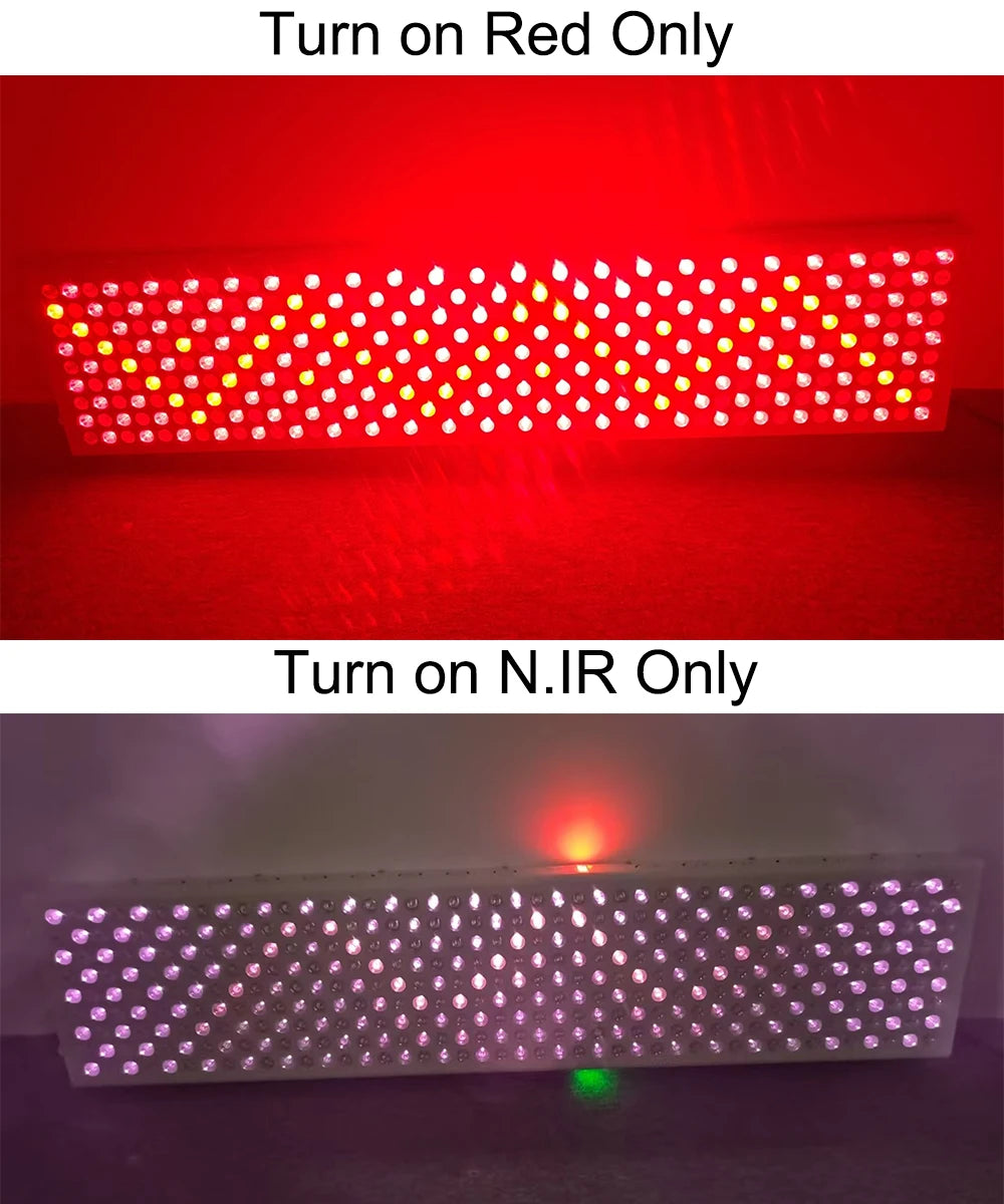 Plus1500/2000 LED Red Light Therapy Panel 630nm 660nm 810nm 830nm 850nm Infrared Therapy Lamp Device,LED Light Beauty Device