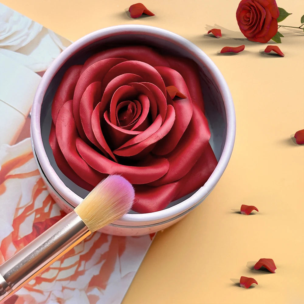 Tidesmit matte petal blush and highgloss contouring cream palette for sculpted face makeup texture detail view