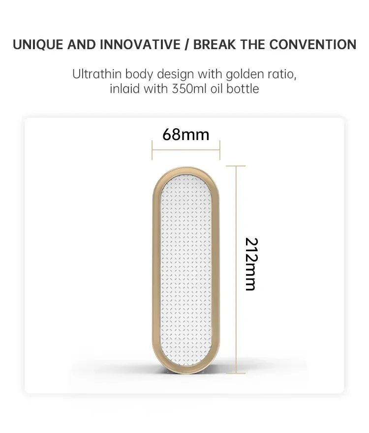 Bluetooth Professional Aroma Diffuser Machine 350ML Waterless Essential Oil Diffuser Electric Smell for Home Room Fragrance