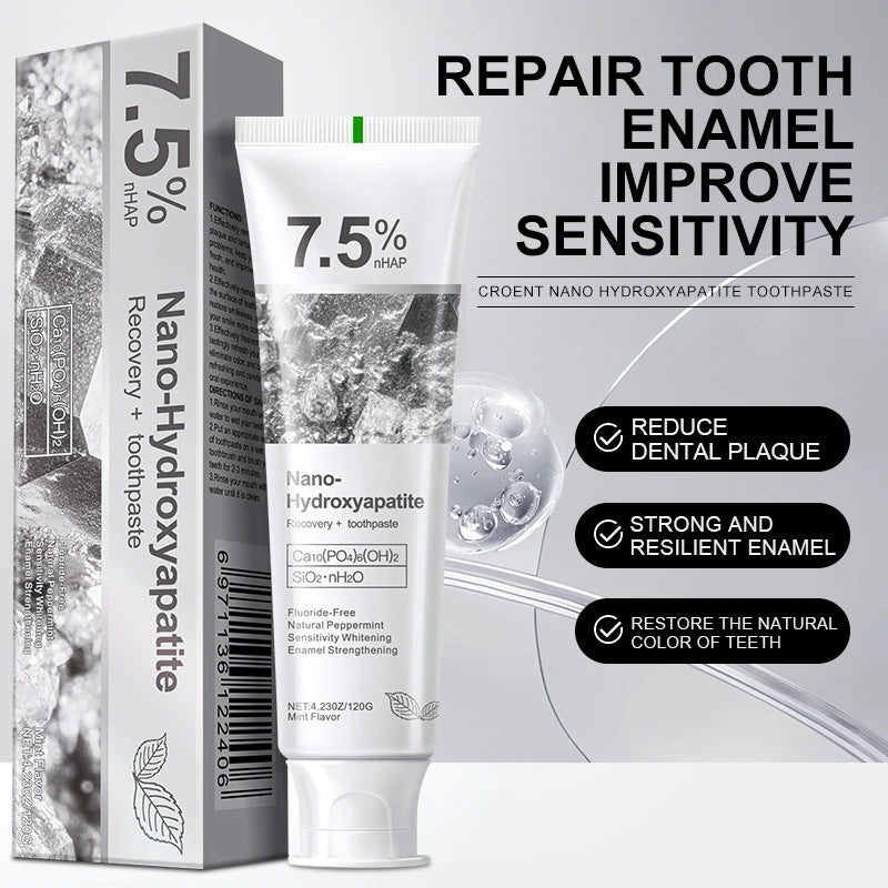Tidesmit 7.5% Hydroxyapatite Probiotic Whitening Toothpaste for enamel repair and fresh breath