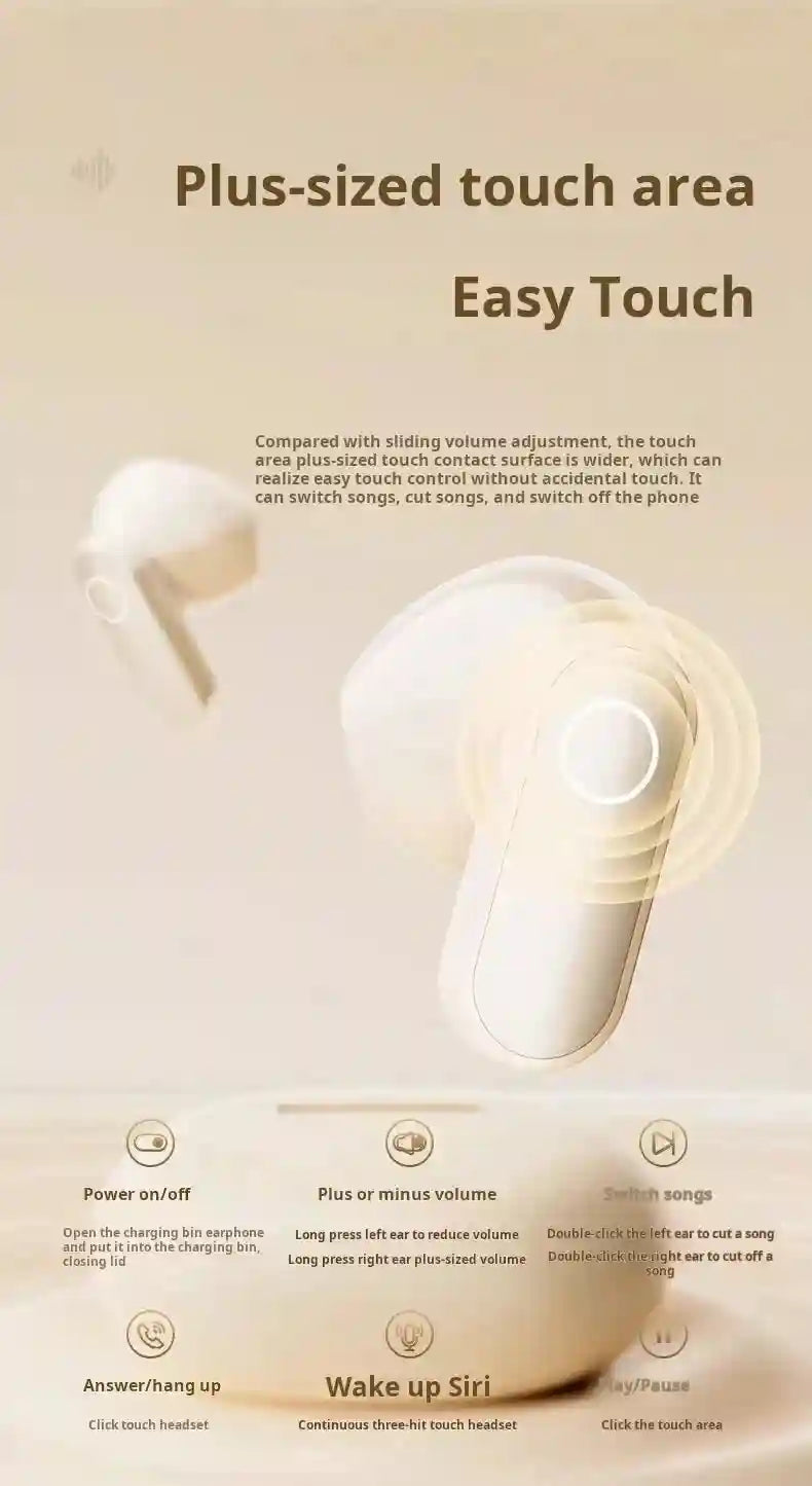 Wireless Bluetooth Earbuds with Active Noise Cancellation - Tidesmit Tidesmit