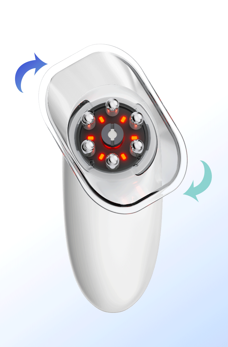 Face and Body Sculpting Electric Massager with Heat Therapy (White) Body Shaping Massage Equipment Tidesmit