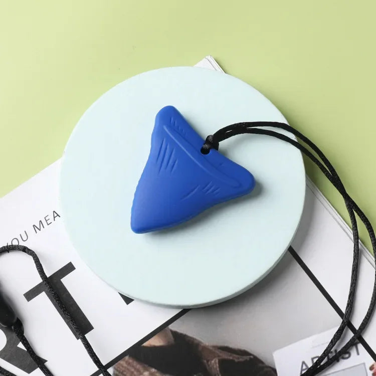 Sensory Chew Necklaces for Kids with Teething, for ADHD Autism Biting Needs, Oral Motor Chewy Teether Silicone Teethers