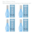 Roxelis Oriental Charm EDT for women. Fresh coconut oriental perfume in a sleek blue teardrop bottle. 100ml spray set.