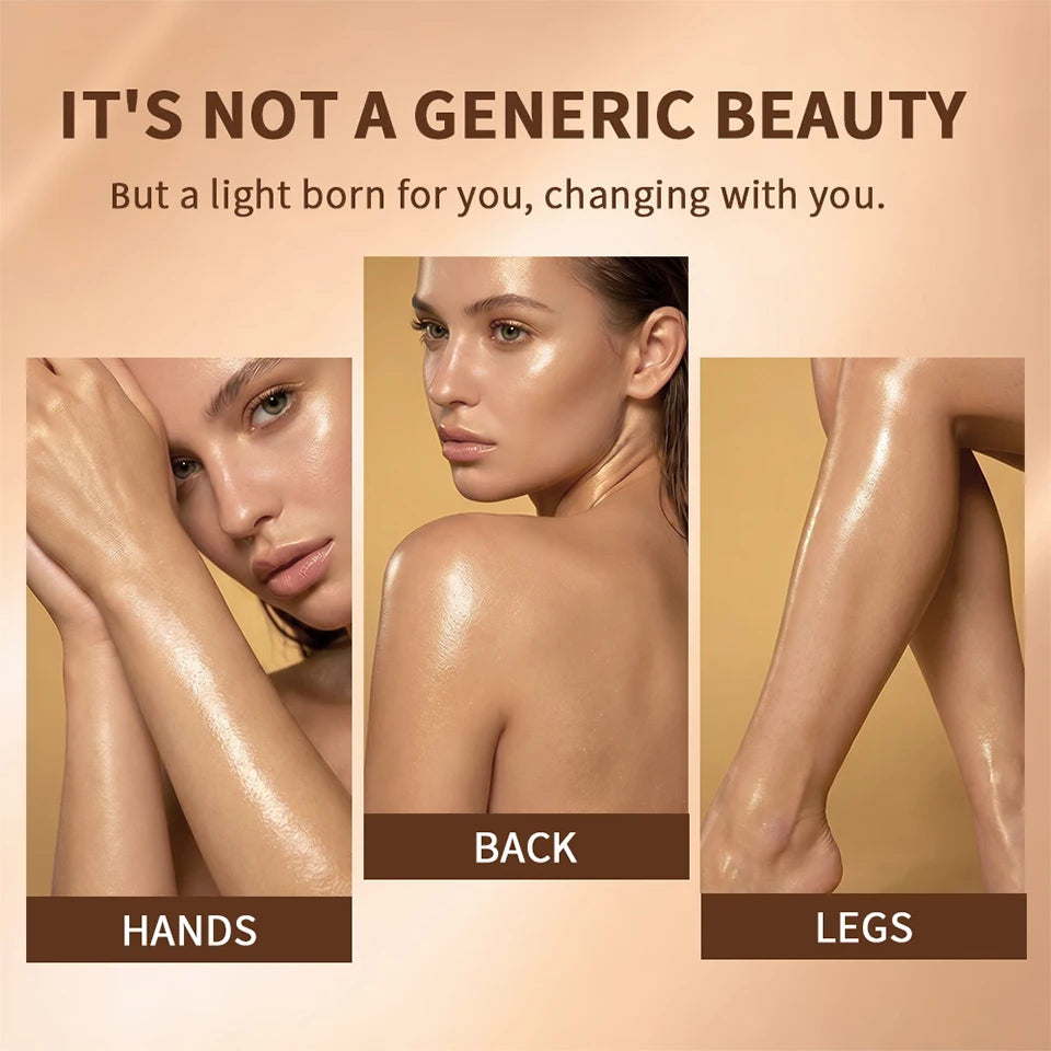 Vanilla Cocoa Vitamin B3 Body Gel Oil Ultra Hydrating Glow Skincare Nourish Soft Smooth Dry Skin Body Oil For All Skin Types