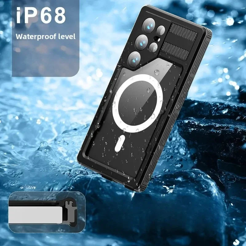 Samsung Galaxy S24 Ultra Waterproof Case - IP68 Military Grade Protection Tidesmit