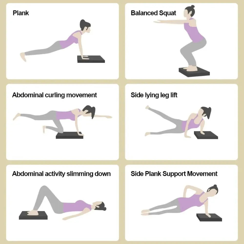 Sports NBR Balance Pad Kneeling Pad High Density Yoga TPE Mat Yoga Pad Fitness Board Support Balance Pad Durable
