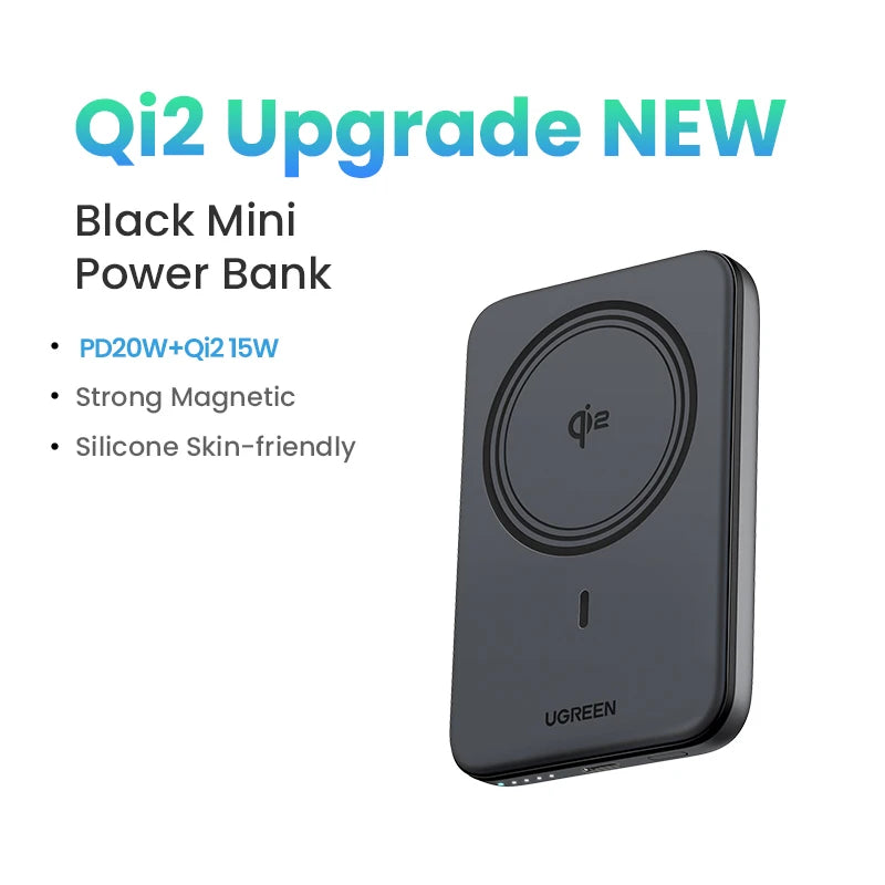 Tidesmit 10000mAh Magnetic Power Bank with Fast Charging Stand Qi2 PD20W 10000mAh Tidesmit
