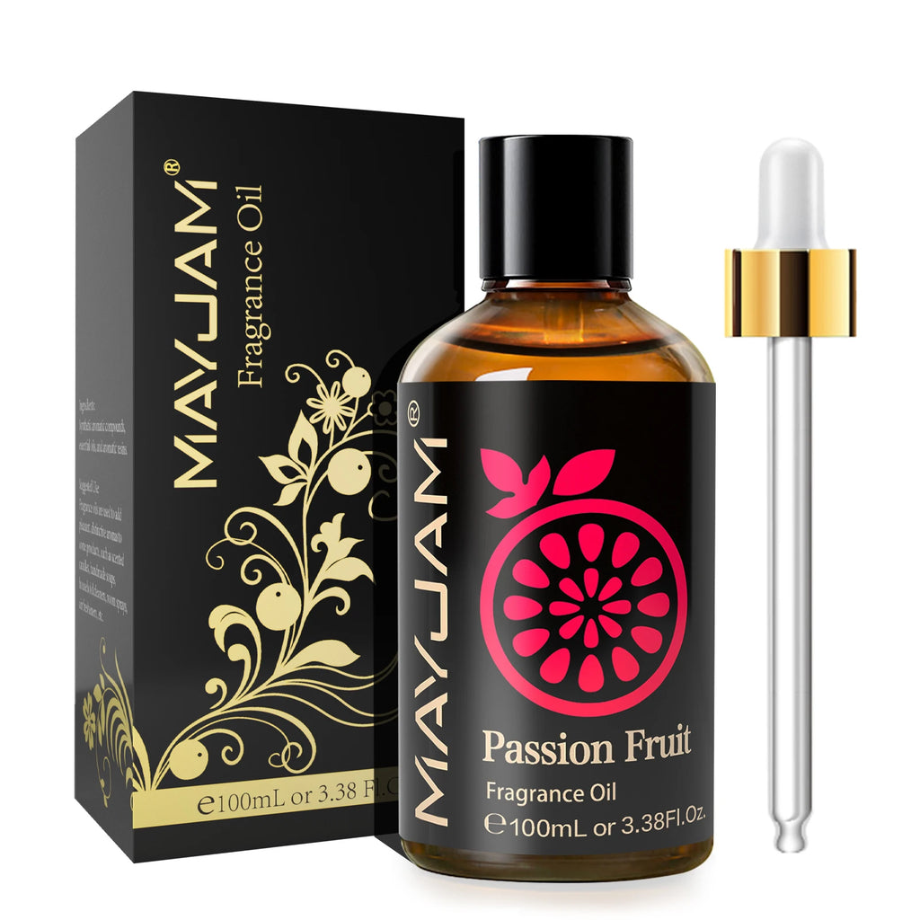 MAYJAM 100ML Fruit Fragrance Oil for Diffuser Candle Soap Making Coconut Strawberry Watermelon Blueberry Essential Oils